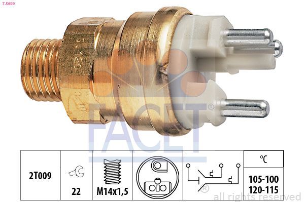 BEHR THERMO HARARET MÜŞÜRÜ 105-120 °C (ÜÇLÜ GRİ) (A0065456124)