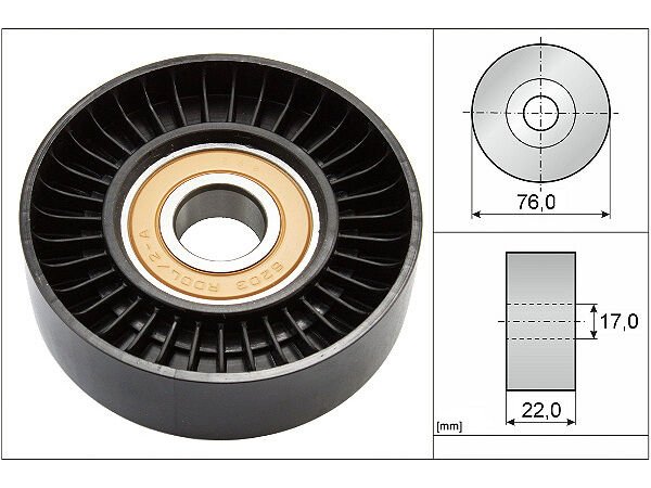 MO GERGİ KASNAĞI W166/W168/W169/W245/W414 (A1662020619)