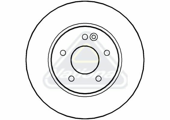 OPTIMAL ÖN FREN DİSKİ. W203-208-209. C180-200 ... (A2034210312)