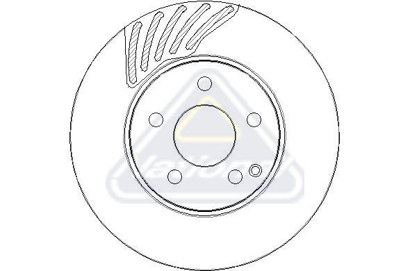 HELLA PAGID ÖN FREN DİSKİ. W204-172-207-212. C.E 200-250 CGI. (A2124211312)