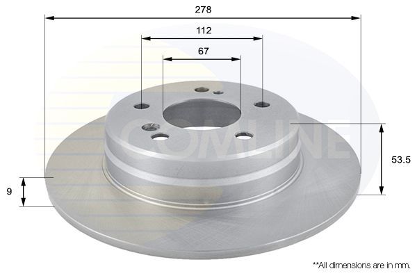 HELLA PAGID ARKA FREN DİSKİ. W203-208-209-210. C200. CLK. PRO. (A2034230112)