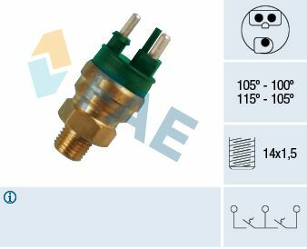 Fae Fan Müşürü Üçlü Yeşil 105 M110 C (A0065454524)