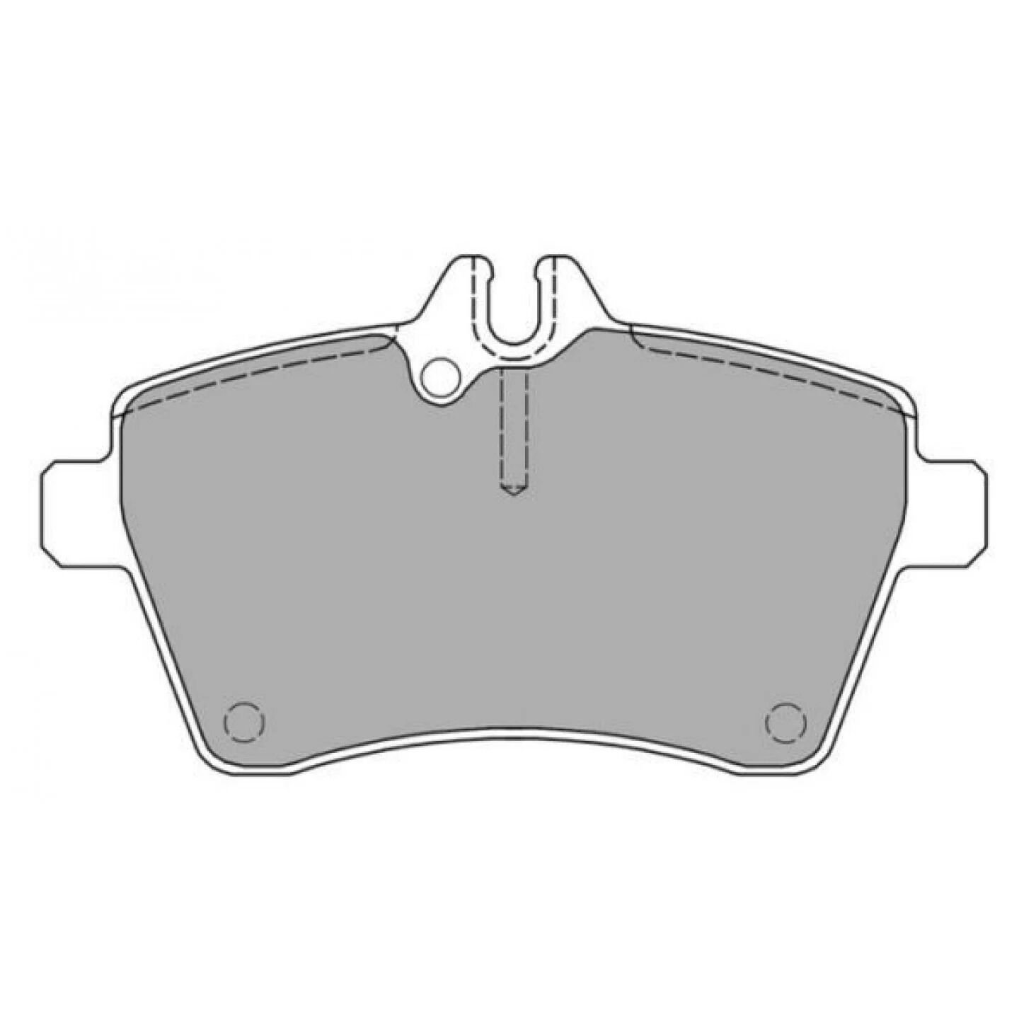 BREMBO FREN BALATASI ÖN W169 (A1694202120)