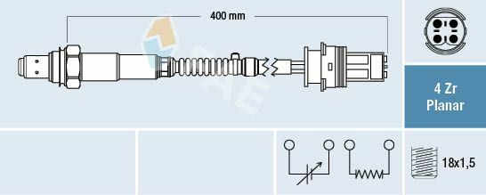Fae Lambda Sensöru W203 W211 219 C200 E240 (A0015400517)