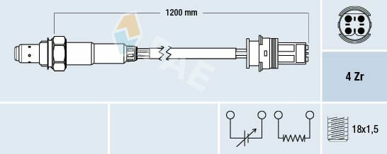 Fae Lambda Sensöru M111 (A0005409517)