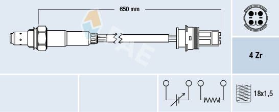 Fae Lambda Sensörü W210 M104 (A0005405917)