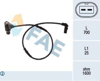 Fae Abs Sensörü Ön W210 Sağ (A2105409108)