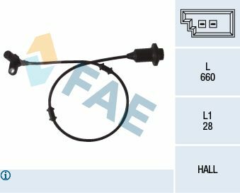 Fae Abs Sensörü Arka W220 Sağ (A2205400517)