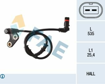 Fae Abs Sensörü Ön W202 W208 Sağ 1998 02 (A1705400917)