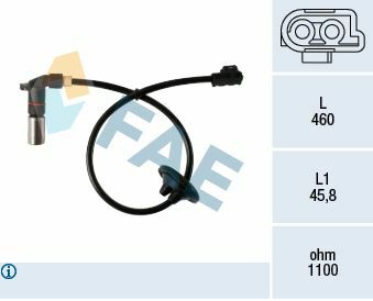 Fae Abs Sensörü Arka W202 (A2025402617)