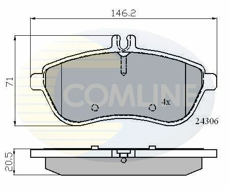 ORİJİNAL ÖN BALATA W204 (A0004200305)