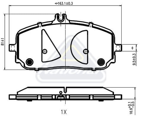 HELLA PAGID FREN BALATASI ÖN W118/W177/W247 (A0004205403)