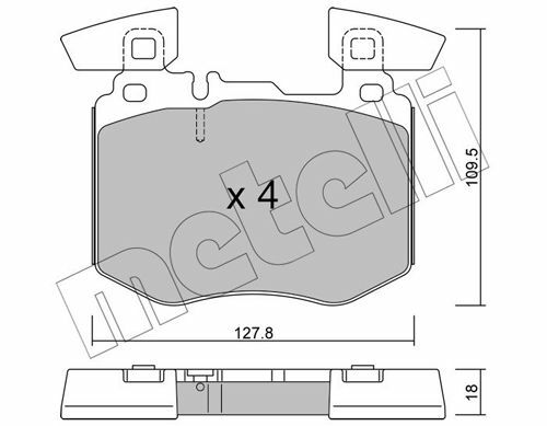 ORİJİNAL TS DISK BRAKE PAD (A000420650265)