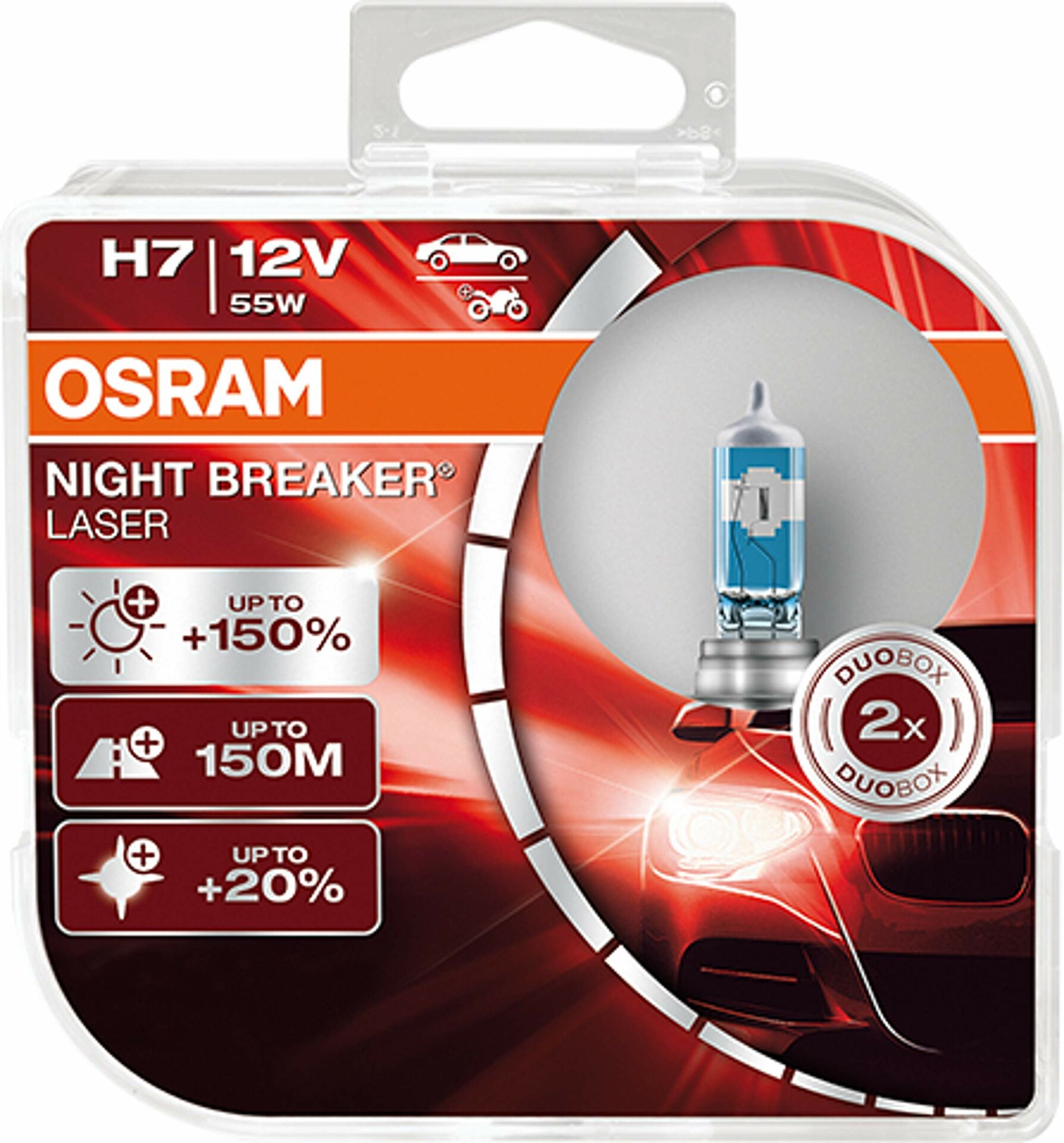 OSRAM AMPUL H7 NIGHT BRAKER %150 ADET (OSR64210NL-HCB)