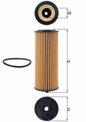 Mahle Knecht Yağ Filtresi M157 M278 (A2781800009)