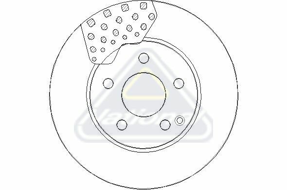 ORİJİNAL ÖN FREN DİSKİ. W204. C180-200. (A000421191207)