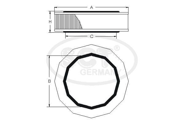 FILTRON FİLTRE (A0010940204)