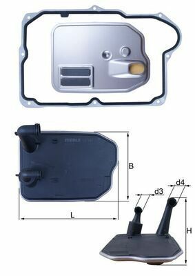 Mahle Knecht Otomatik Şanzuman Filtresi W246 W176 W117 W242 (A2463772400)
