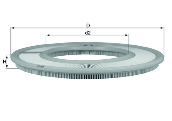 Mahle Knecht Hava Filtresi M102 Karbüratörlü (A0020941704)