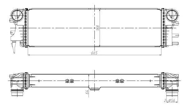 NRF İNTERKOL RADYATÖRÜ W447 VITO 14> (A4475011301)