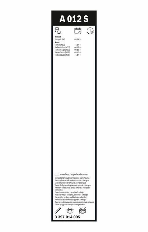 BOSCH SİLECEK TAKIM SMART 50+36 CM (A4538241400)