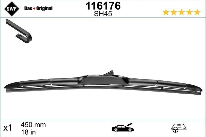 SWF SİLECEK LASTİĞİ 450mm (A4708240200)