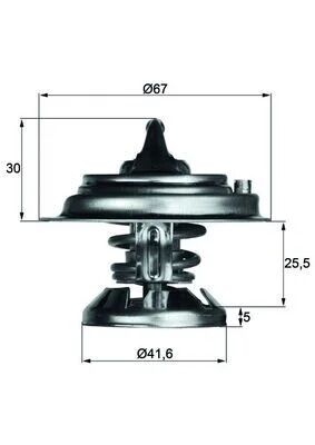 BEHRMAHLE TERMOSTAT 85 C 601/602/603/605/606 (A6062030575)