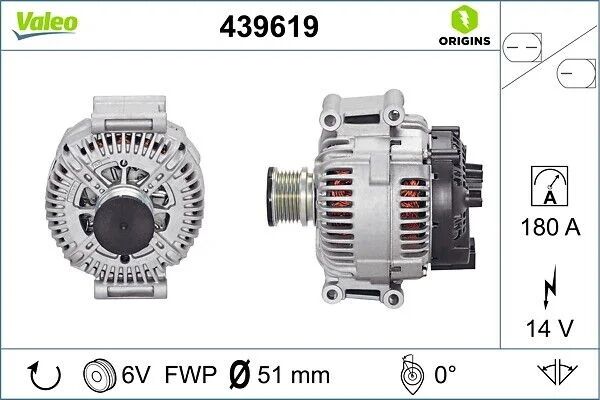 VALEO ŞARJ DİNAMOSU  SPR 906/639  646 CDI (A6461540102)