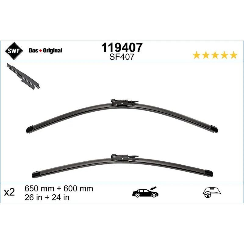 SWF SİLECEK TAKIMI, Flat Blade (650+600 mm) MERCEDES SPRINTER  (A9068201000)