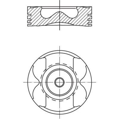 MAHLE PISTON M642 83.00 910 961 960 920 921 SOL (005)