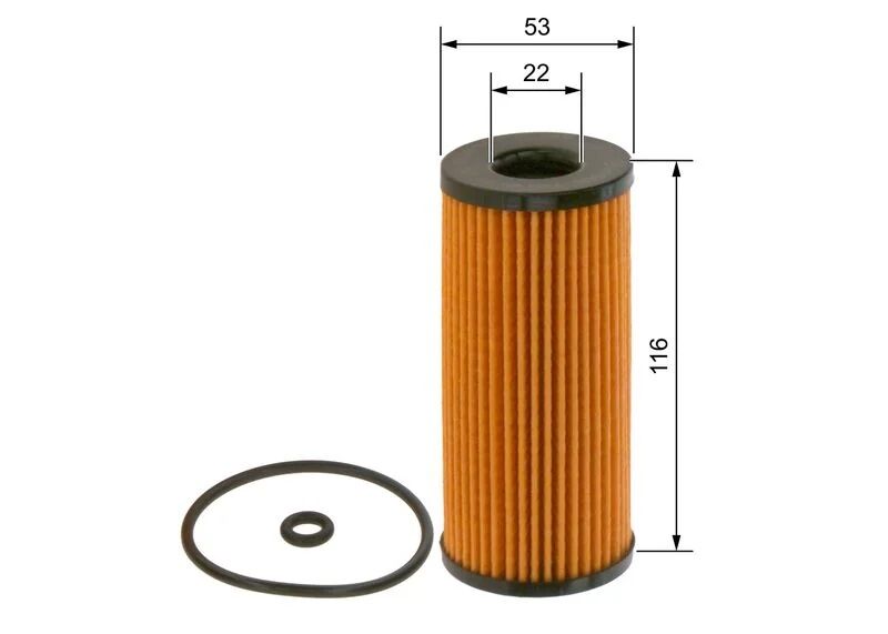 BOSCH YAĞ FİLİTRESİ 668 VANEO/ 245 B SERİSİ (A6401800009)