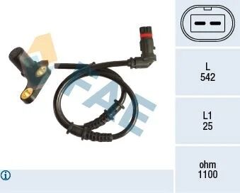 FAE SENSÖR ABS 202 ÖN SAĞ (A2025402417)