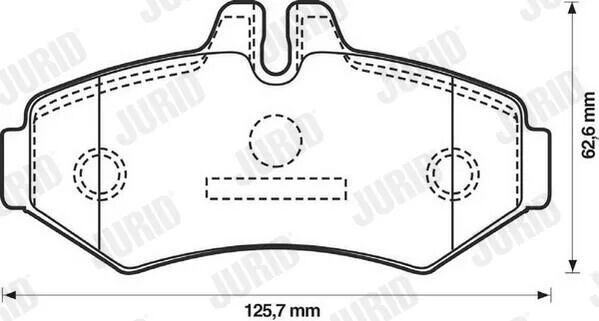 JURID FREN BALATASI SPR-LT35-VOLT ARKA (A0034202420)