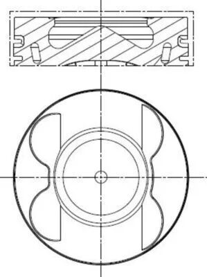 MAHLE MOTOR PISTON M642 83.00 (A6420304017)