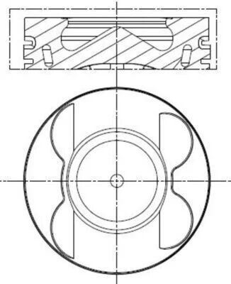 MAHLE MOTOR PISTON M642 83.50 (A6420303817)