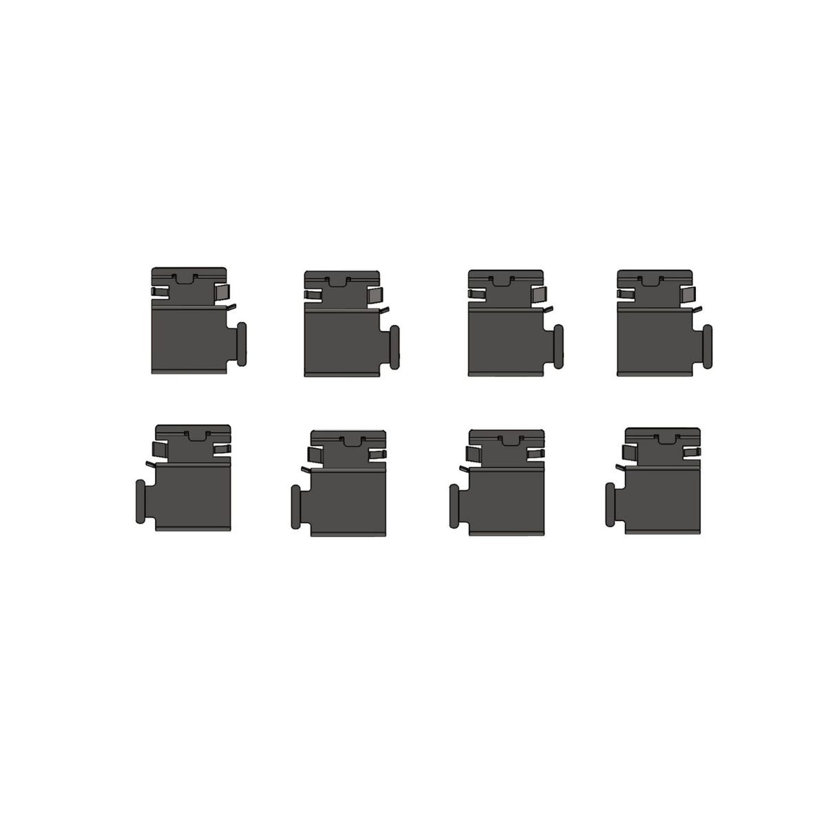 ASPART BALATA SACI SET SPR 315 / CRAFTER  ARKA - 4 SAĞ/4 SOL (608099300)