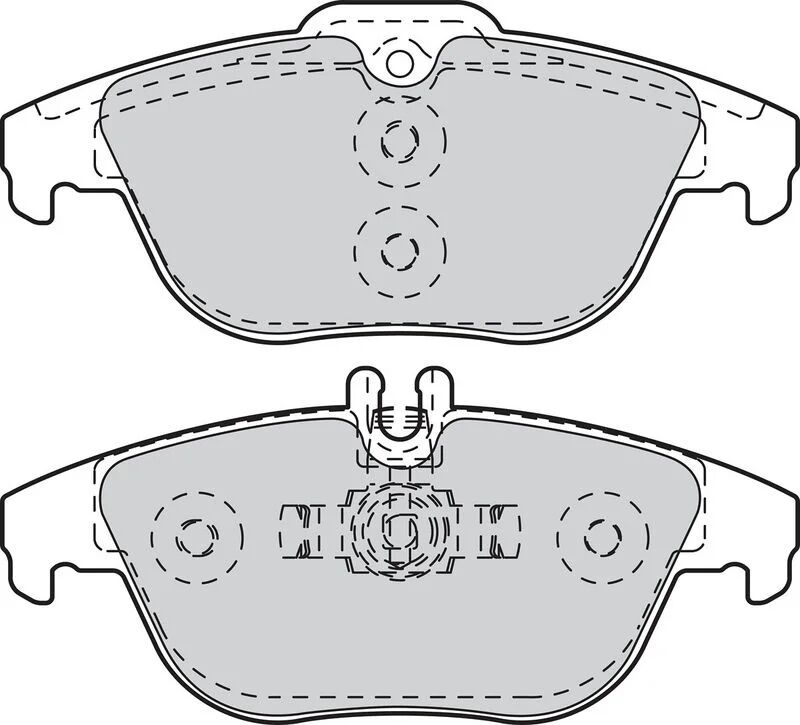 VALEO FREN BALATASI 204/207 ARKA / GLK (A0054200720)