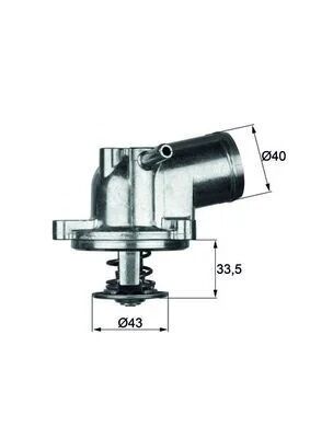 BEHRMAHLE TERMOSTAT 87'C 111 124/202/208/210 KLİMALI(BORULU) (A1112000915)