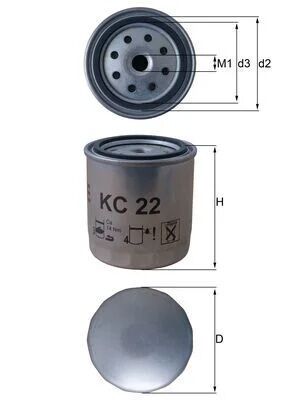 MAHLE KNECHT YAKIT FILTRESI W123 DIZEL (A0010920401)