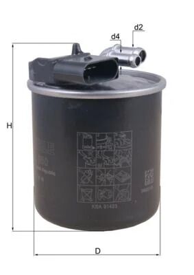 MAHLE KNECHT YAKIT FILTRESI W447 İTO M651 MOTOR (A6510903252)