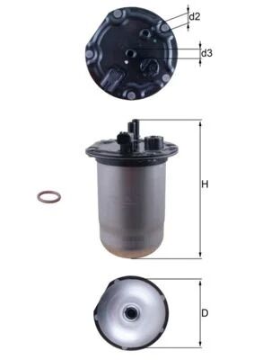 MAHLE KNECHT YAKIT FILTRESI W447 M622 (A4474770000)