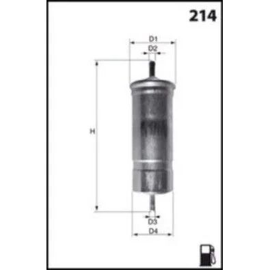 MAHLE KNECHT YAKIT FILTRESI E36 (13321405092)