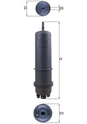 MAHLE KNECHT YAKIT FILTRESI B47 G11 G12 G20 G21 G22 G30 G31 (13328591019)