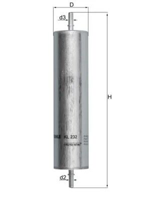 MAHLE KNECHT YAKIT FILTRESI L314 FREELANDER I 2.0TD4 M47 (WJN000080)