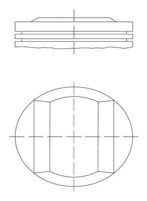 MAHLE Piston 111 M 202-210 E200 / C200 89,90 MM (A1110304318)