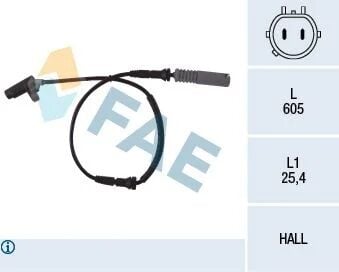 FAE ABS SENSÖRÜ ÖN E38 (34521182076)