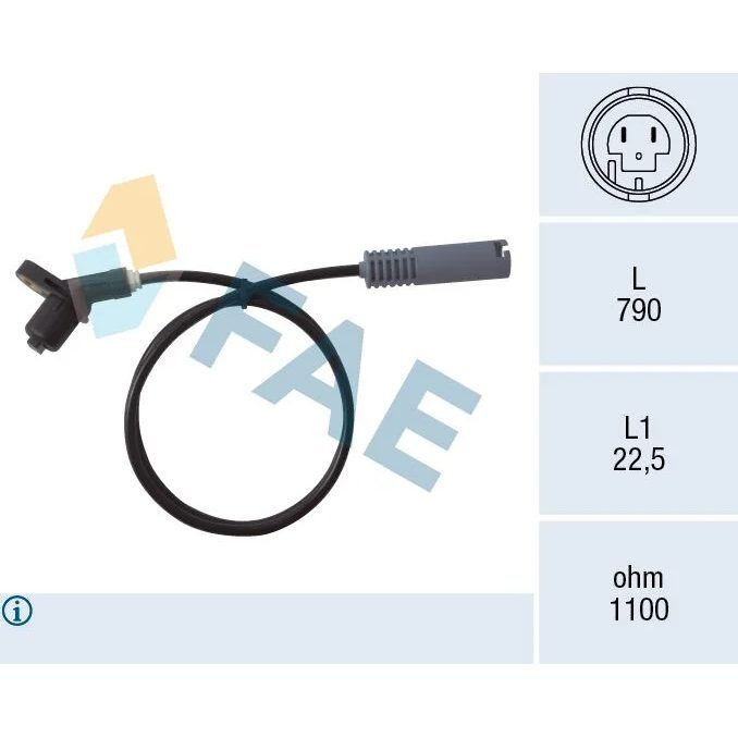 FAE ABS SENSÖRÜ ARKA E36 (34521182067)