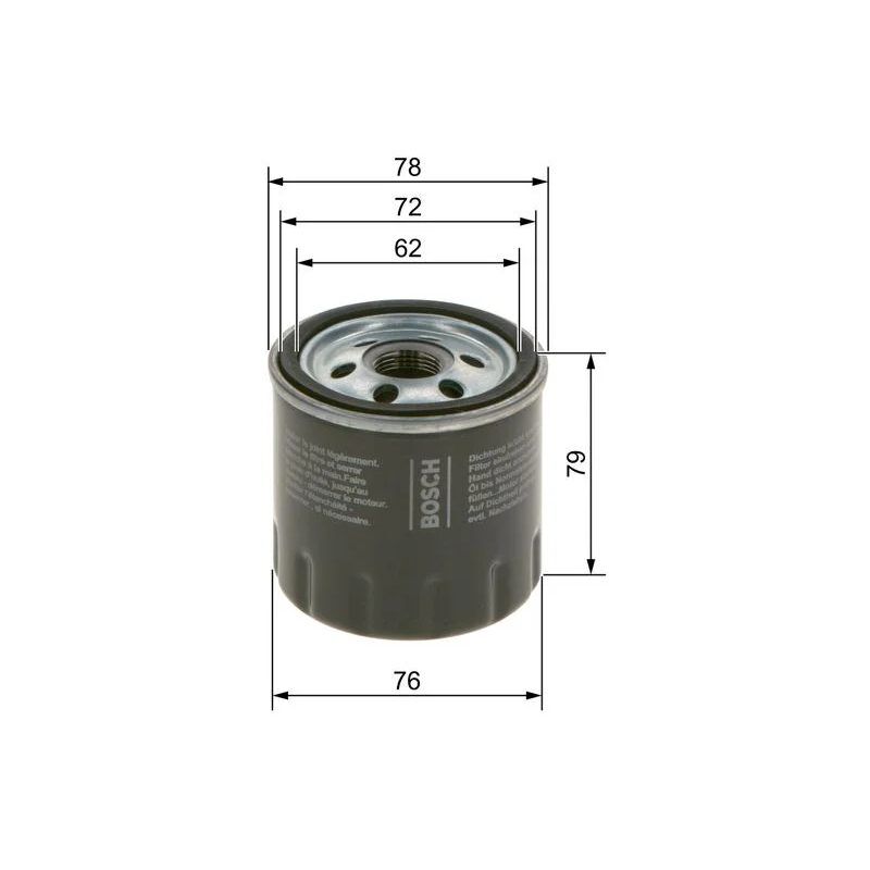 BOSCH YAĞ FİLİTRESİ 607 MOTOR (A6071840225)