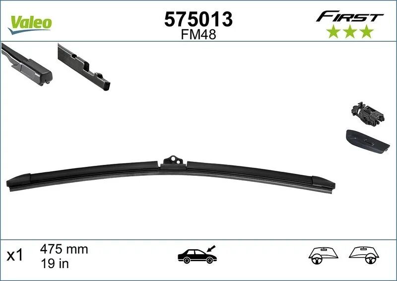 VALEO CAM SİLECEK SETİ ÖN W247 (577726)