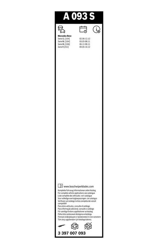 BOSCH SİLECEK  TAKIM FLAT 251/164      65+58 CM (A2518200845)